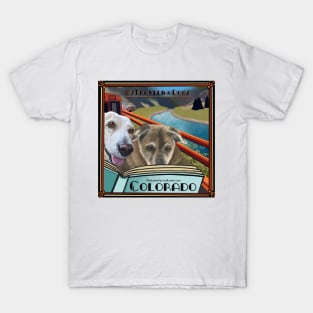 2 Traveling Dogs - Colorado T-Shirt